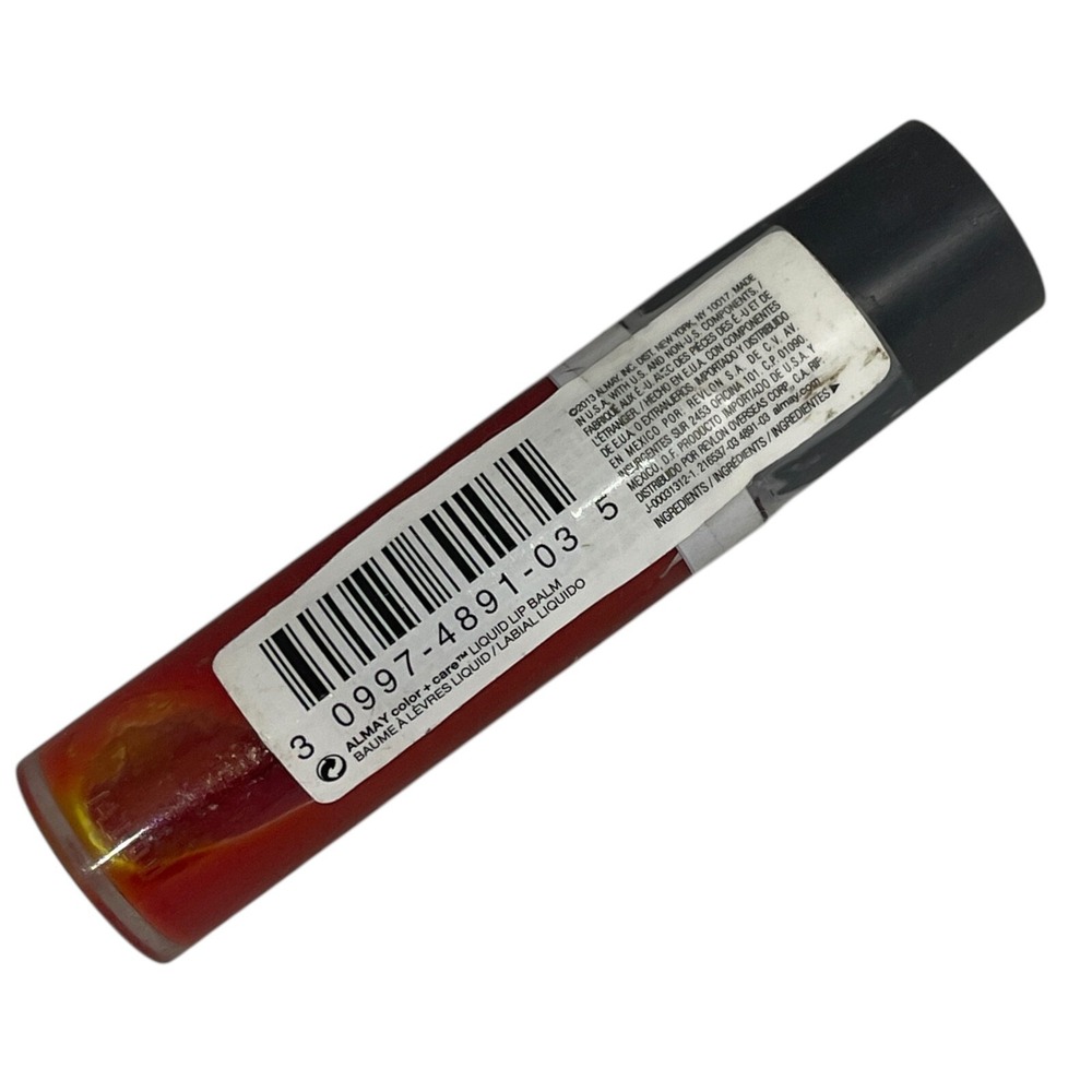 Almay Color Care Liquid Lip Balm Apple A Day Bold Red Classic Vibes Sexy New - Picture 3 of 3